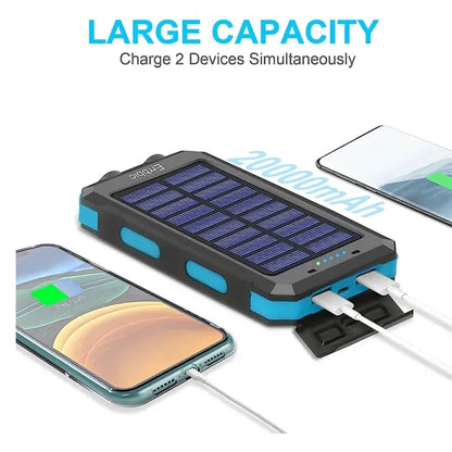 Portable 10000ml Solar Power Bank