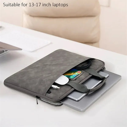 PU Waterproof Laptop Tote Bag Fits 13 to 16 Inch Computers