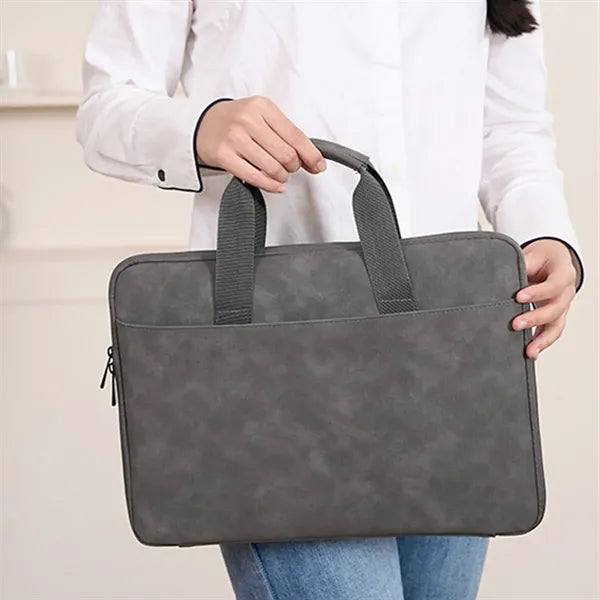 PU Waterproof Laptop Tote Bag Fits 13 to 16 Inch Computers