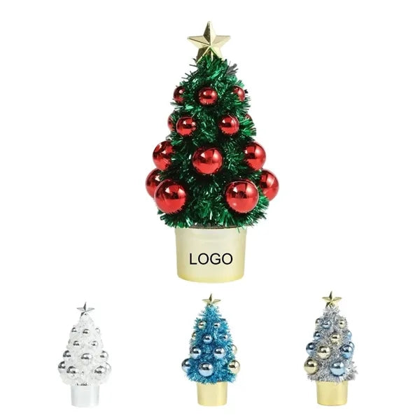 Mini Christmas Trees with Ball