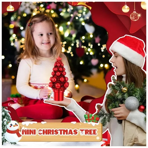 Mini Christmas Trees with Ball