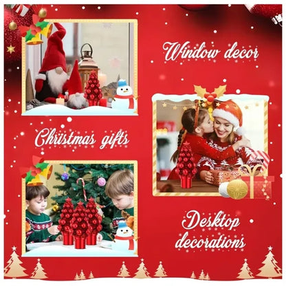 Mini Christmas Trees with Ball