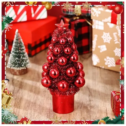 Mini Christmas Trees with Ball