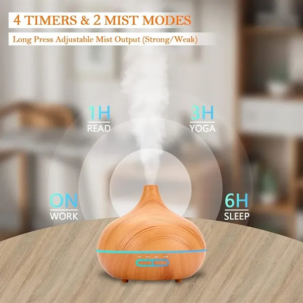 500ML Aroma Diffuser Desktop Humidifier with Remote Control