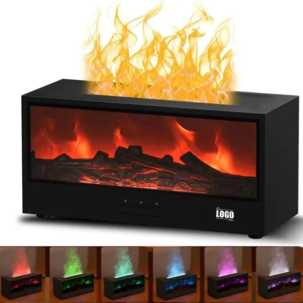 150ML Fireplace Flame Air Diffuser Humidifier with Remote
