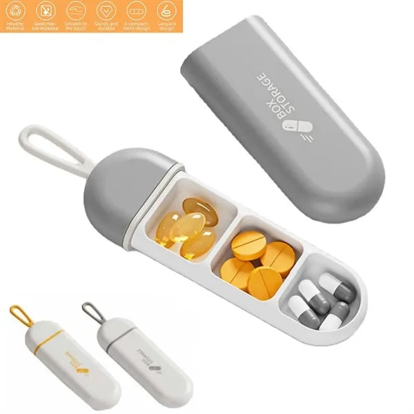 Small Daily Pill Organizer Box
