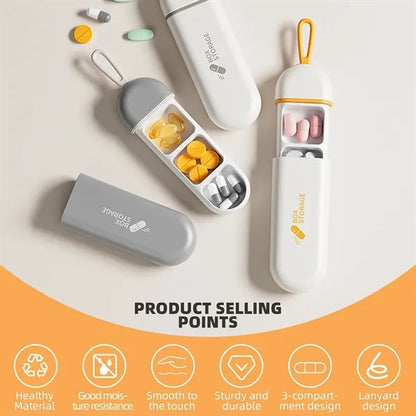 Small Daily Pill Organizer Box