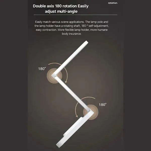 LED Desk Lamp Foldable Light