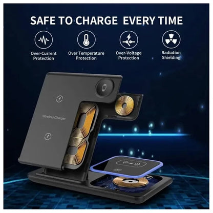 3 in 1 Foldable Wireless Charger Station