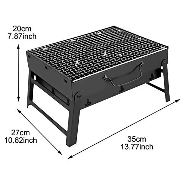Lightweight Folding BBQ Charcoal Grill Tool