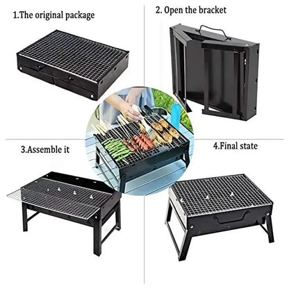 Lightweight Folding BBQ Charcoal Grill Tool