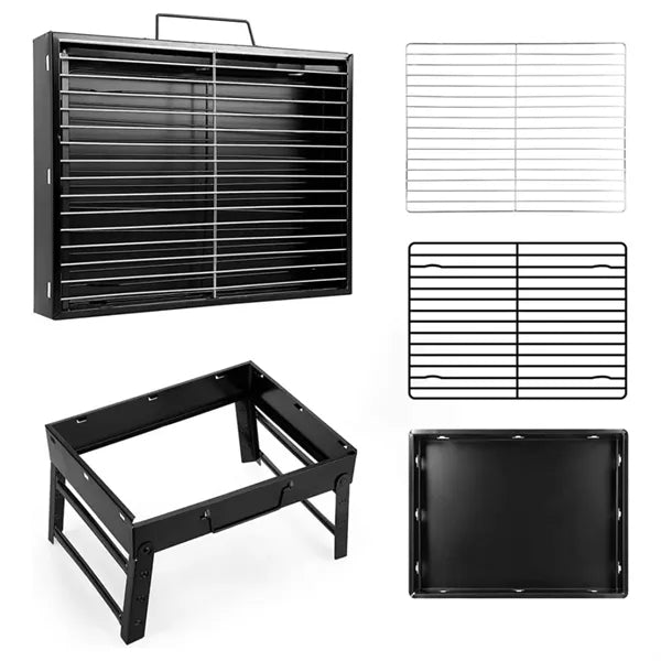 Lightweight Folding BBQ Charcoal Grill Tool