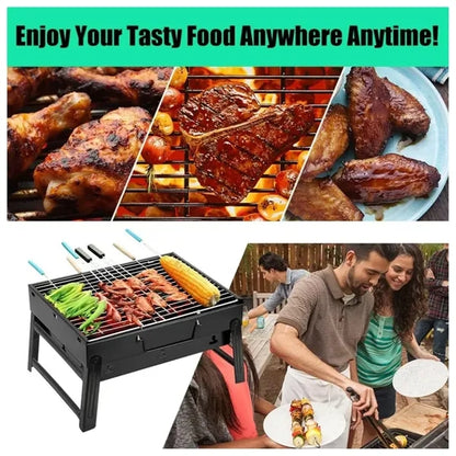 Lightweight Folding BBQ Charcoal Grill Tool