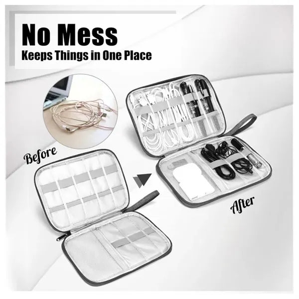 Travel Cord Cable Organizer Case