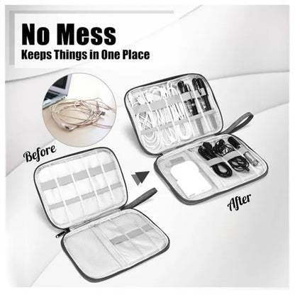 Travel Cord Cable Organizer Case