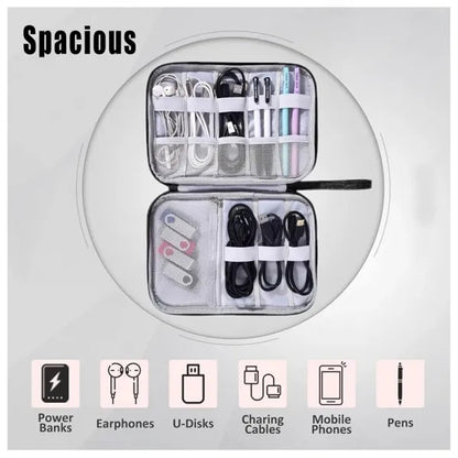 Travel Cord Cable Organizer Case