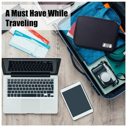 Travel Cord Cable Organizer Case