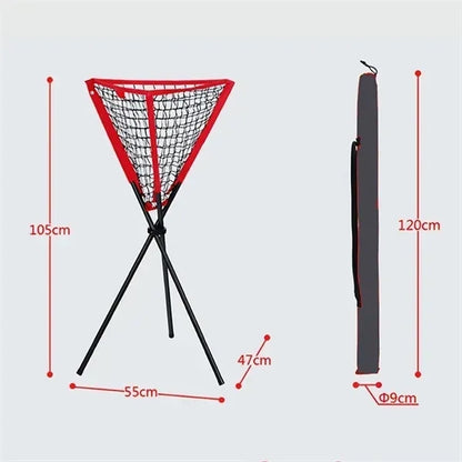 Portable and Foldable Baseball Basket, ball Caddy