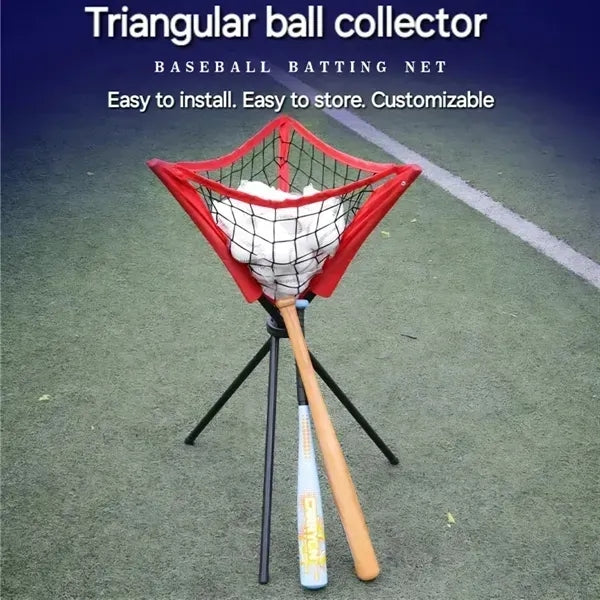 Portable and Foldable Baseball Basket, ball Caddy