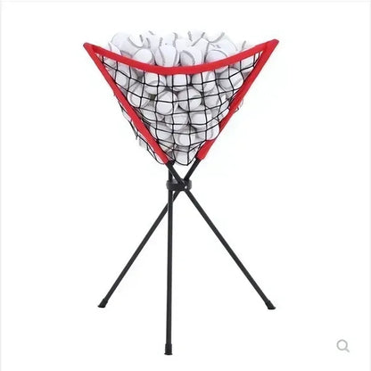 Portable and Foldable Baseball Basket, ball Caddy