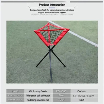 Portable and Foldable Baseball Basket, ball Caddy