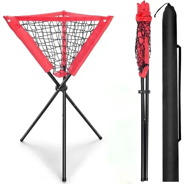Portable and Foldable Baseball Basket, ball Caddy