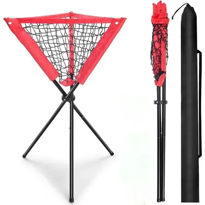 Portable and Foldable Baseball Basket, ball Caddy