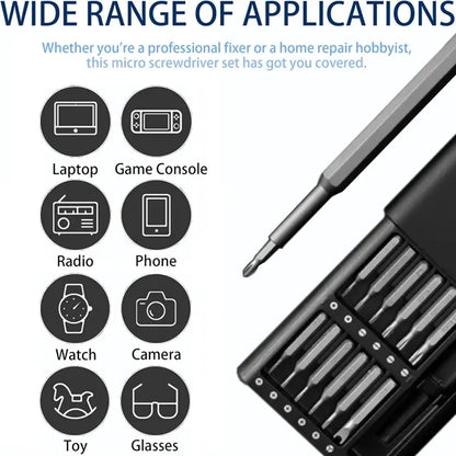 24 in 1 Mini Magnetic Small Screwdriver Set