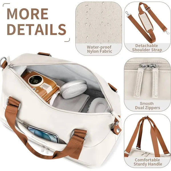 Travel Duffel Bag with Wet Pocket