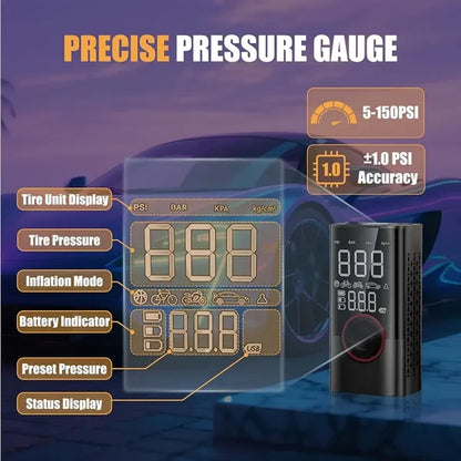Portable Air Compressor Tire Inflator