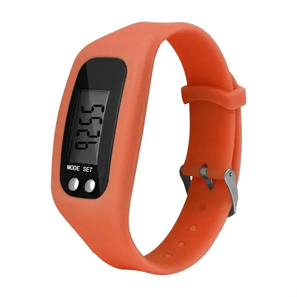 Silicone Fitniess Tracker Pedometer Watch