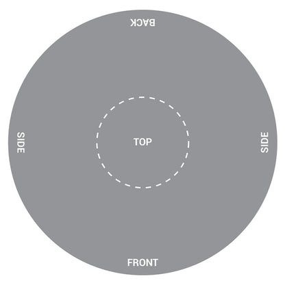 30" Round Customized Table Throw