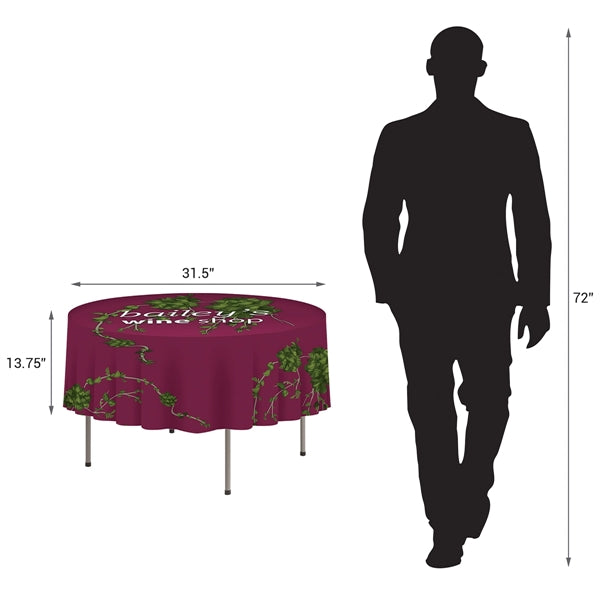 59" x 59" Round Table Cover