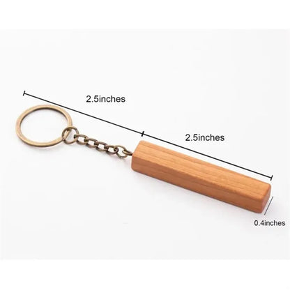 Wood Hanging Keychain
