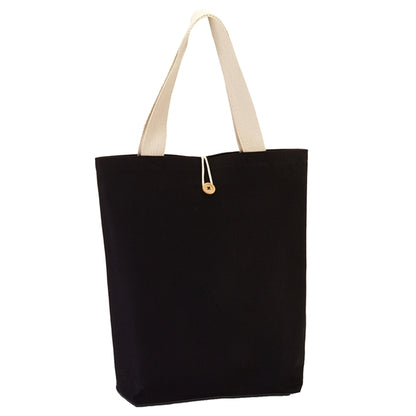 11.5 oz. Cotton Canvas Button-Up Tote Bag