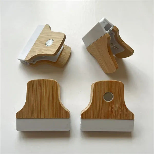 Promotional Bamboo magnet clips