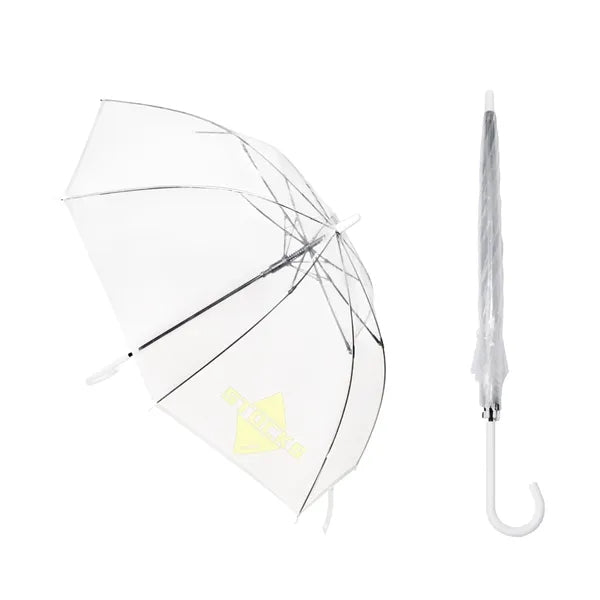 46"Arc Auto Open Clear Umbrella W/ Reinforced Frame