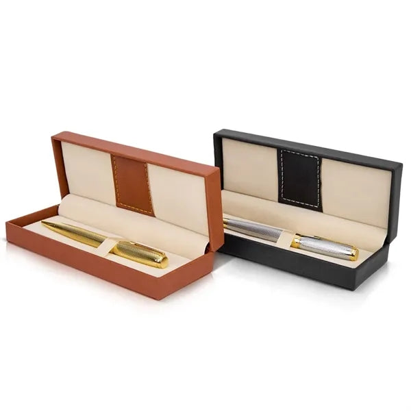 Premium Ballpoint Pen with PU Leather Case Gift Set