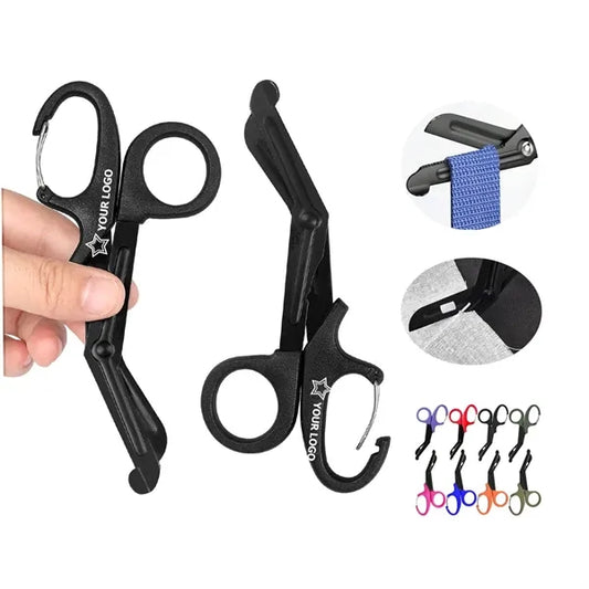 Medical scissors with carabiners