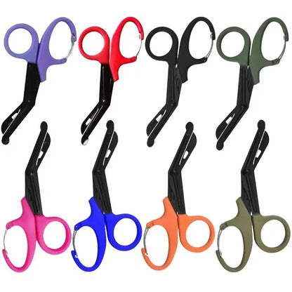 Medical scissors with carabiners