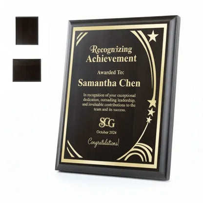 Customized Vertical & Horizontal Wooden Plaque Award