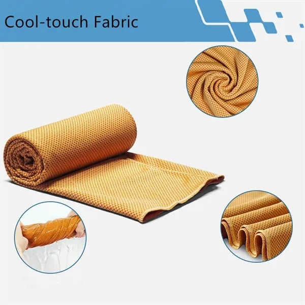 Grenade Shaped Cooling Towel with Keychain