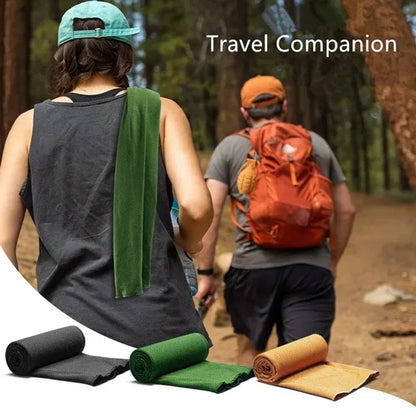 Grenade Shaped Cooling Towel with Keychain