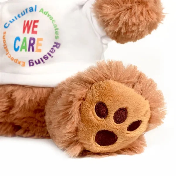 Plush Bear w/ Embroidered Paws and T-Shirt
