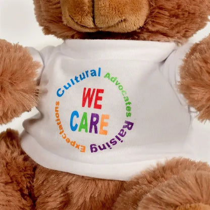 Plush Bear w/ Embroidered Paws and T-Shirt