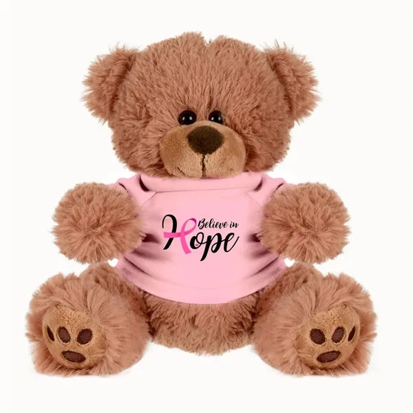 Plush Bear w/ Embroidered Paws and T-Shirt