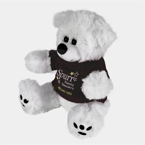 Plush Bear w/ Embroidered Paws and T-Shirt