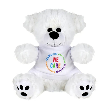 Plush Bear w/ Embroidered Paws and T-Shirt