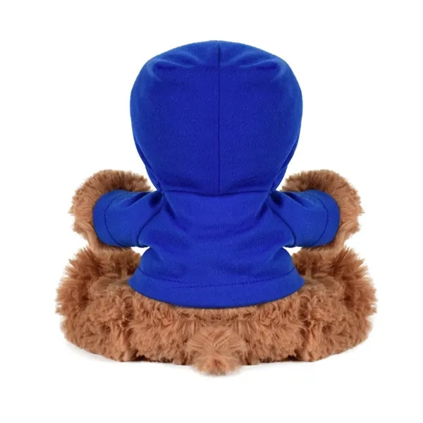 Plush Bear w/ Embroidered Paws and Hoodie