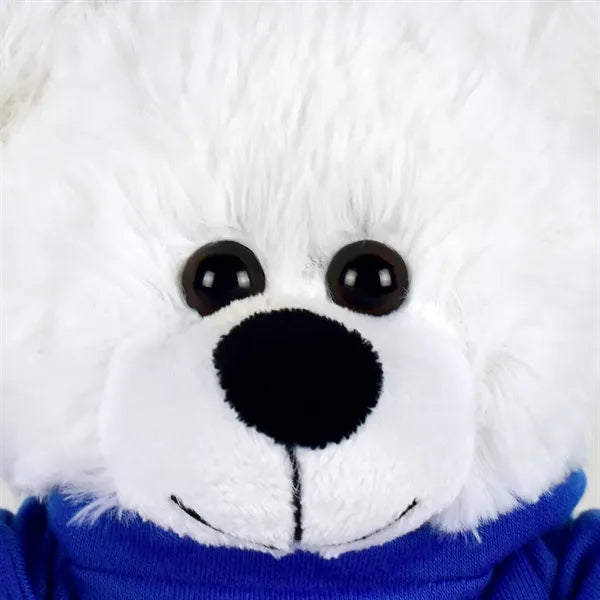 Plush Bear w/ Embroidered Paws and Hoodie
